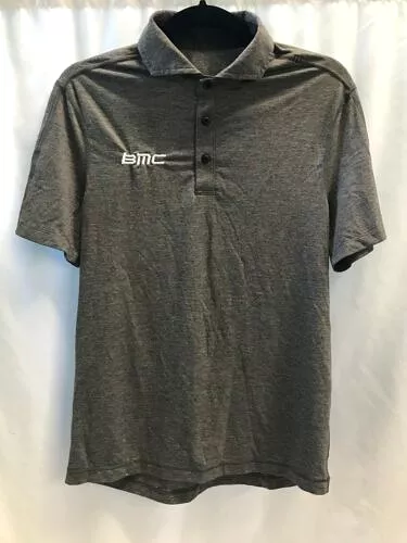 Lululemon Men's BMC Cycling Polo Shirt Grey USED