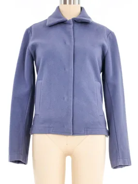 Maison Margiela Dusty Blue Wool Jacket