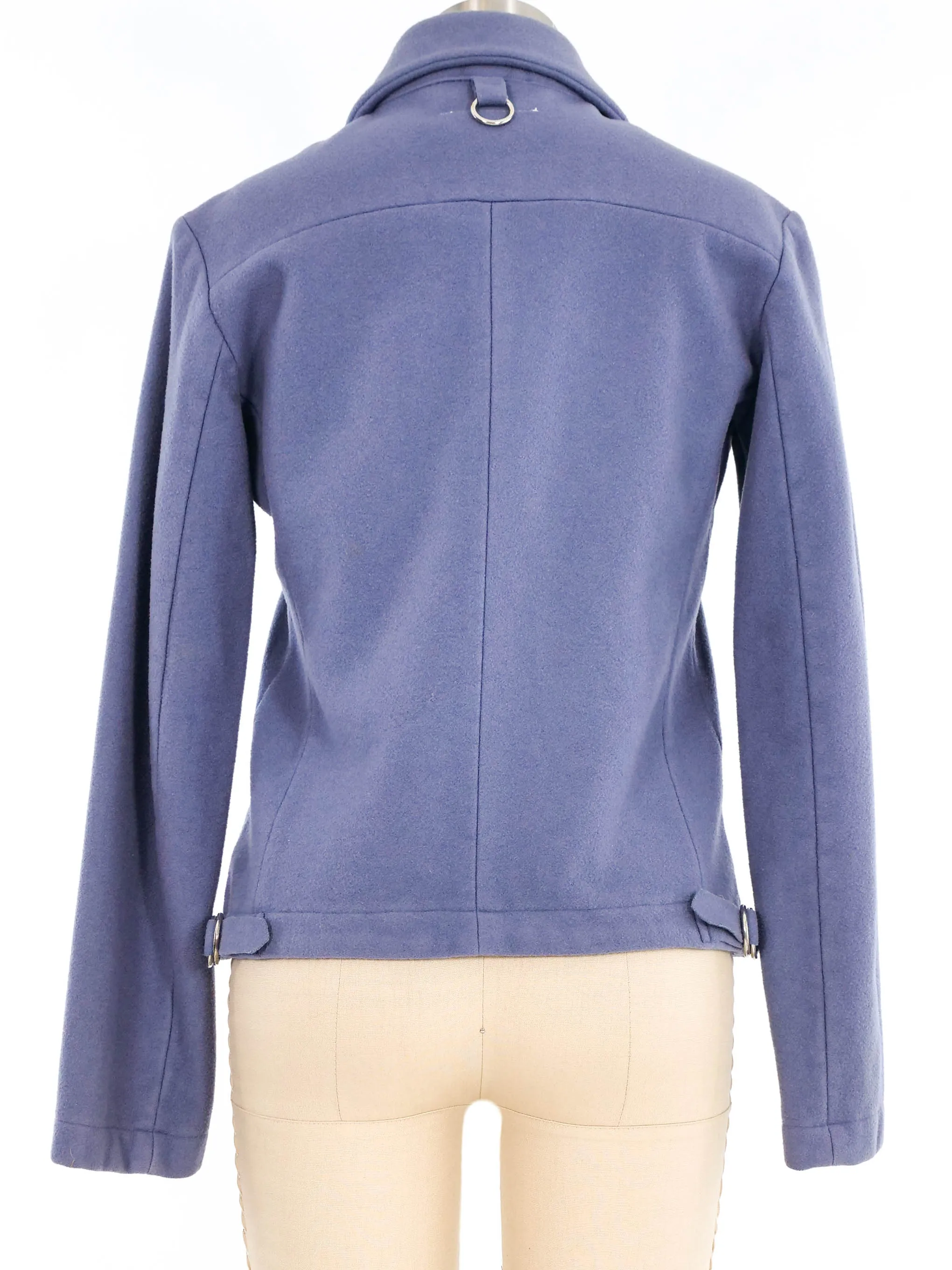 Maison Margiela Dusty Blue Wool Jacket