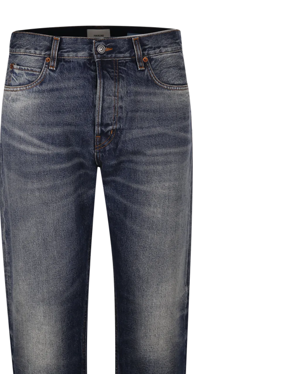 MEN HAIKURE BLUE COTTON BLAKE VINTAGE JEANS