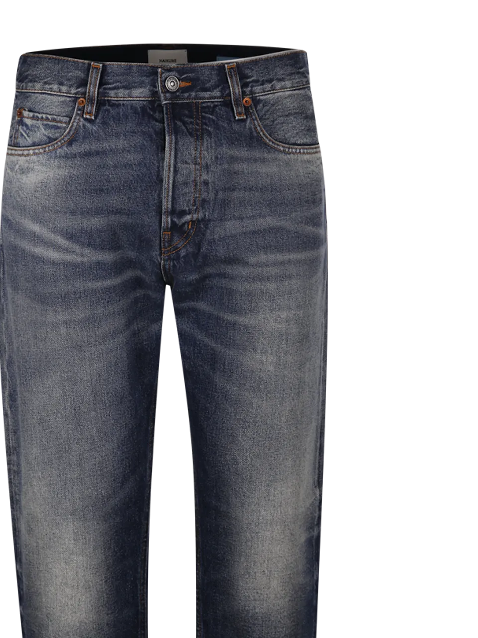 MEN HAIKURE BLUE COTTON BLAKE VINTAGE JEANS