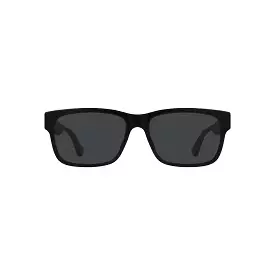 Men's Black Grey Square Sunglasses