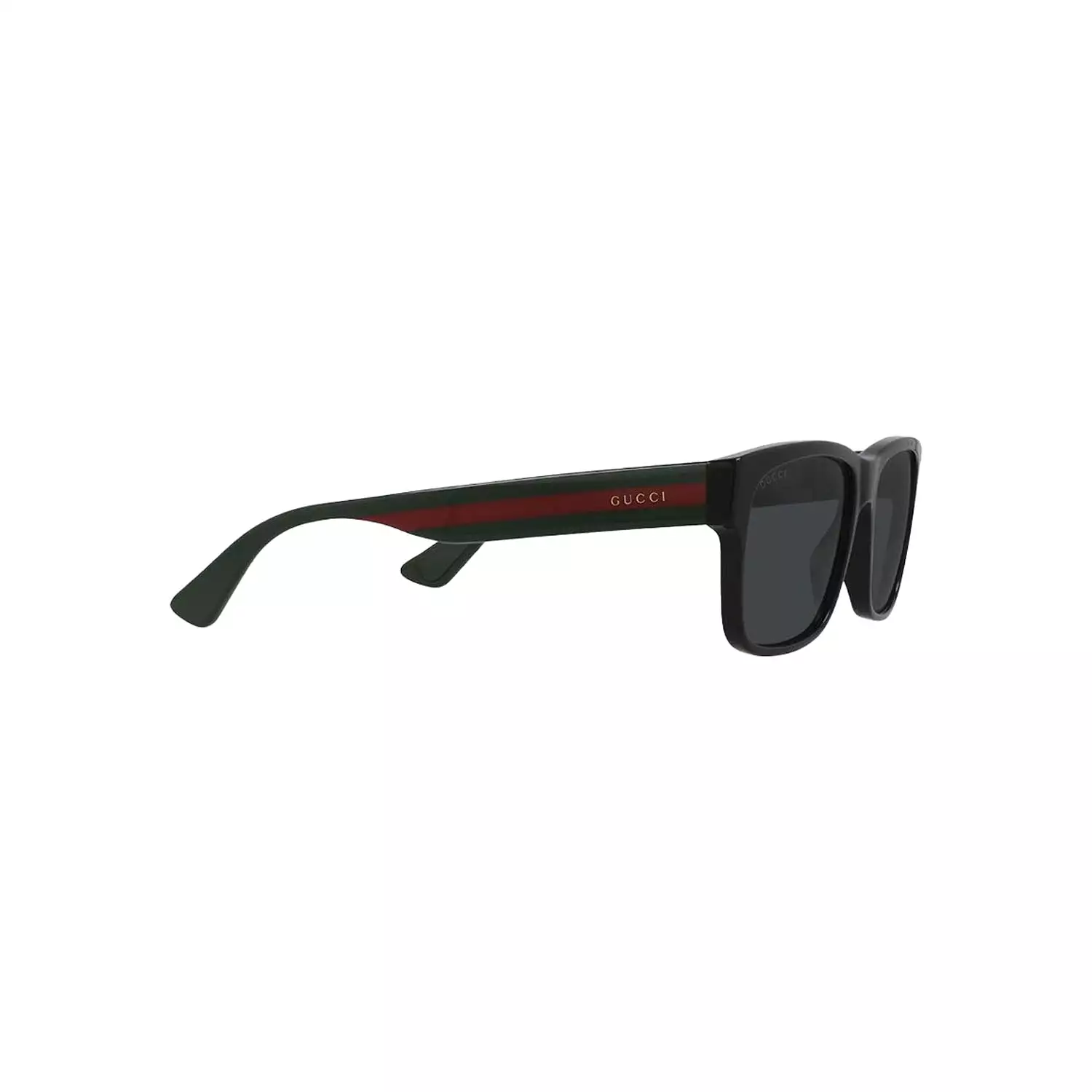 Men's Black Grey Square Sunglasses