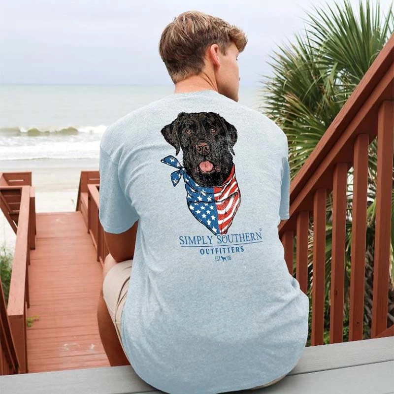 Men's Black Lab USA Short Sleeve T-Shirt