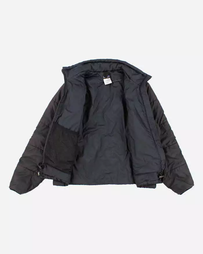 Men's Black Patagonia Zip Up Puffer Jacket - L