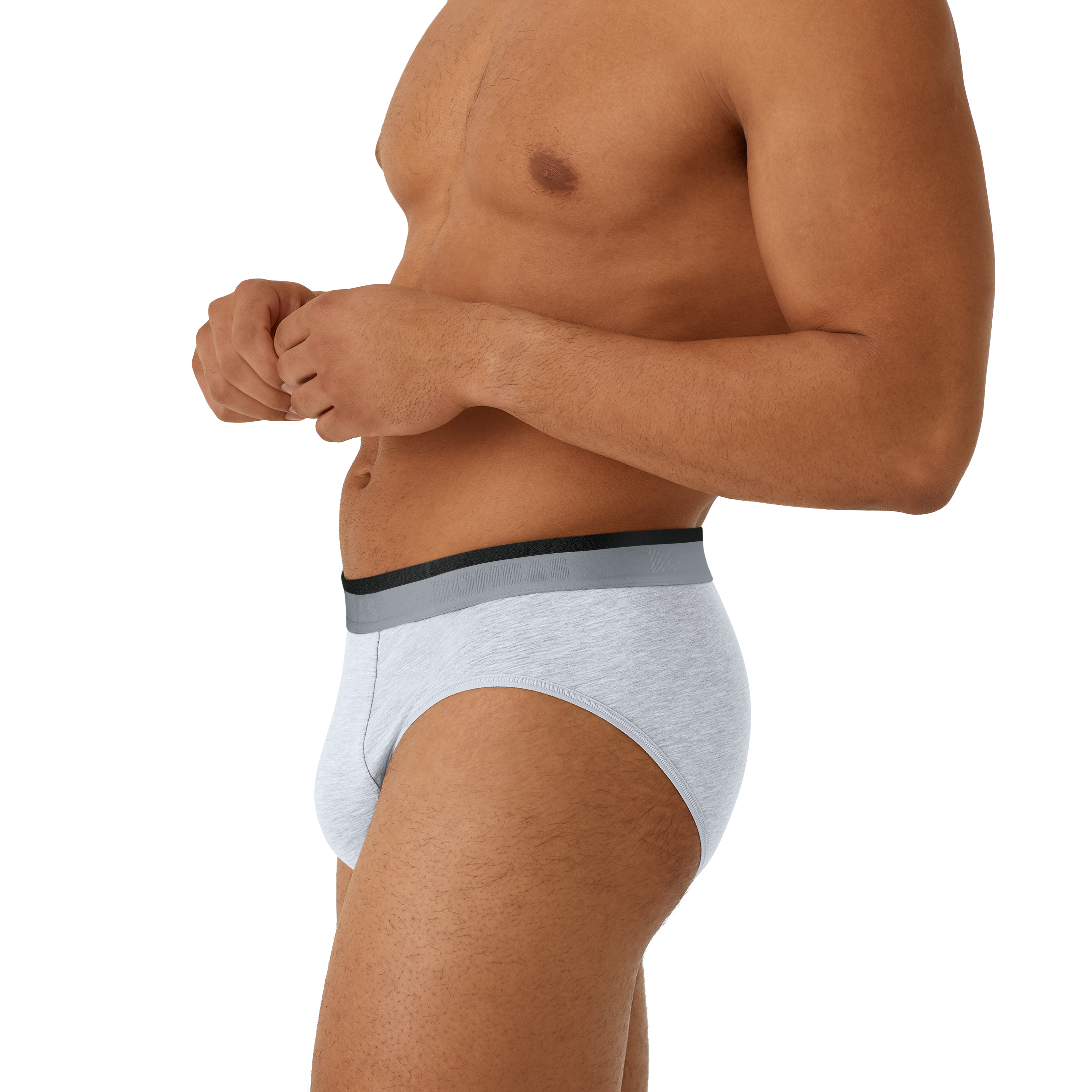 Men's Cotton Modal Blend Flyless Brief 6-Pack