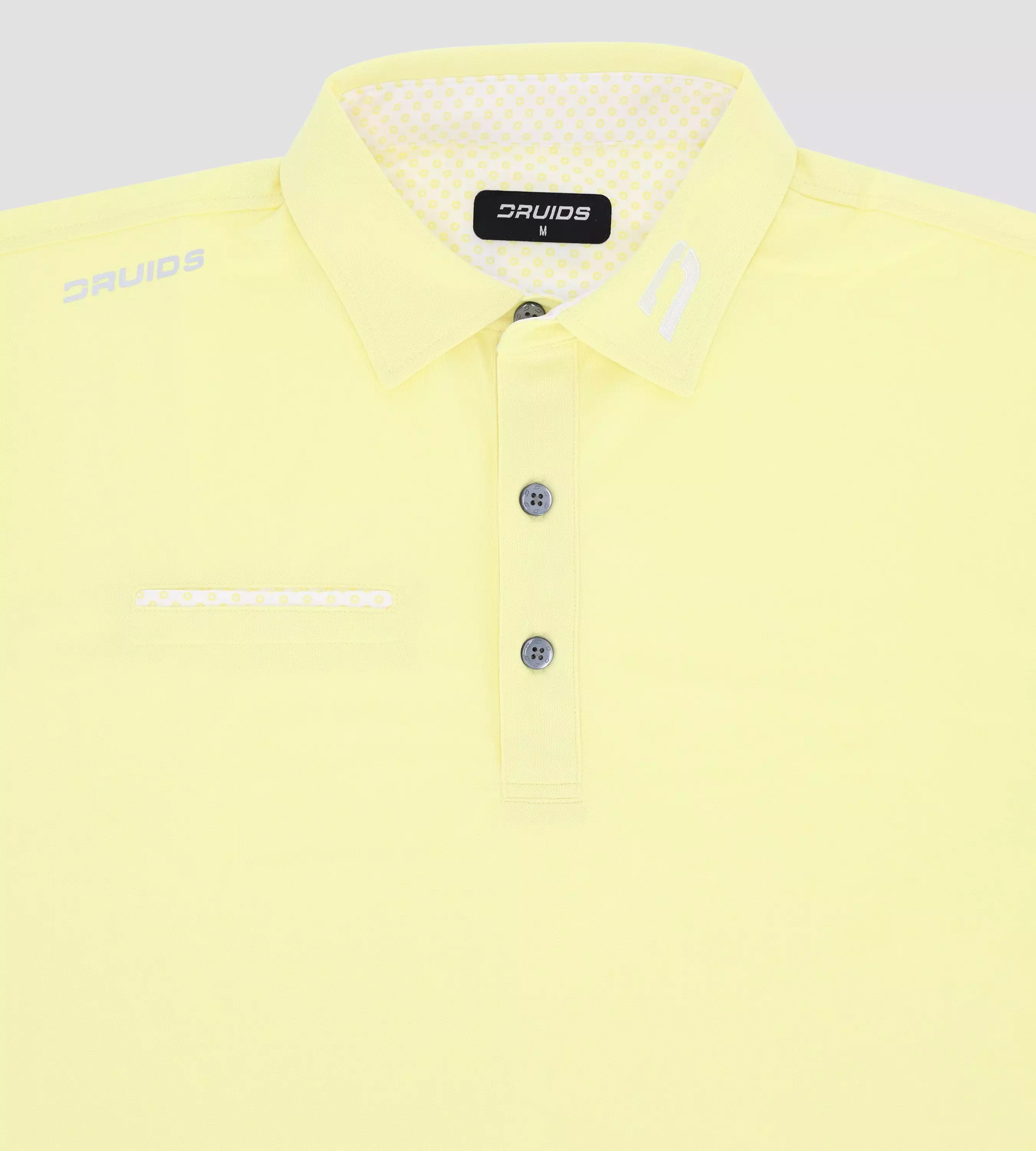 MEN'S FASHION POCKET POLO SHIRT - LEMON