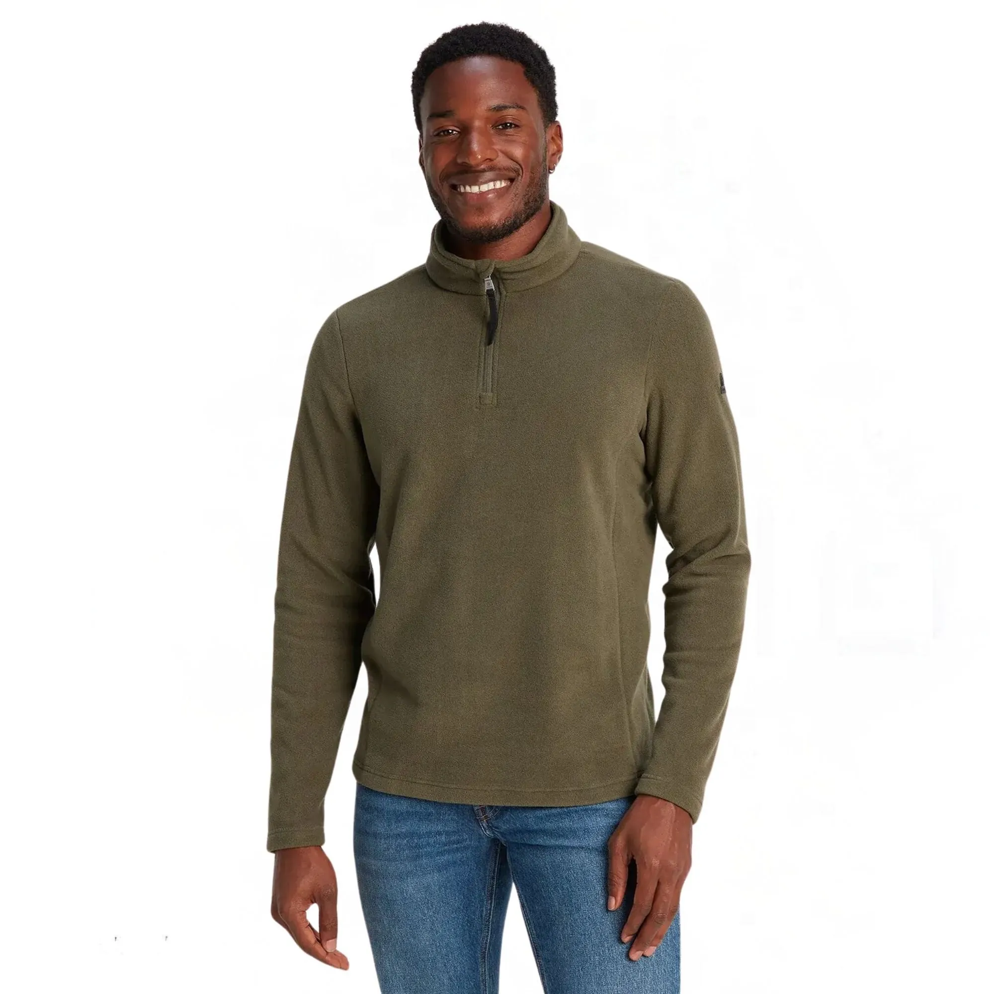 Mens Revive Quarter Zip Neck Fleece