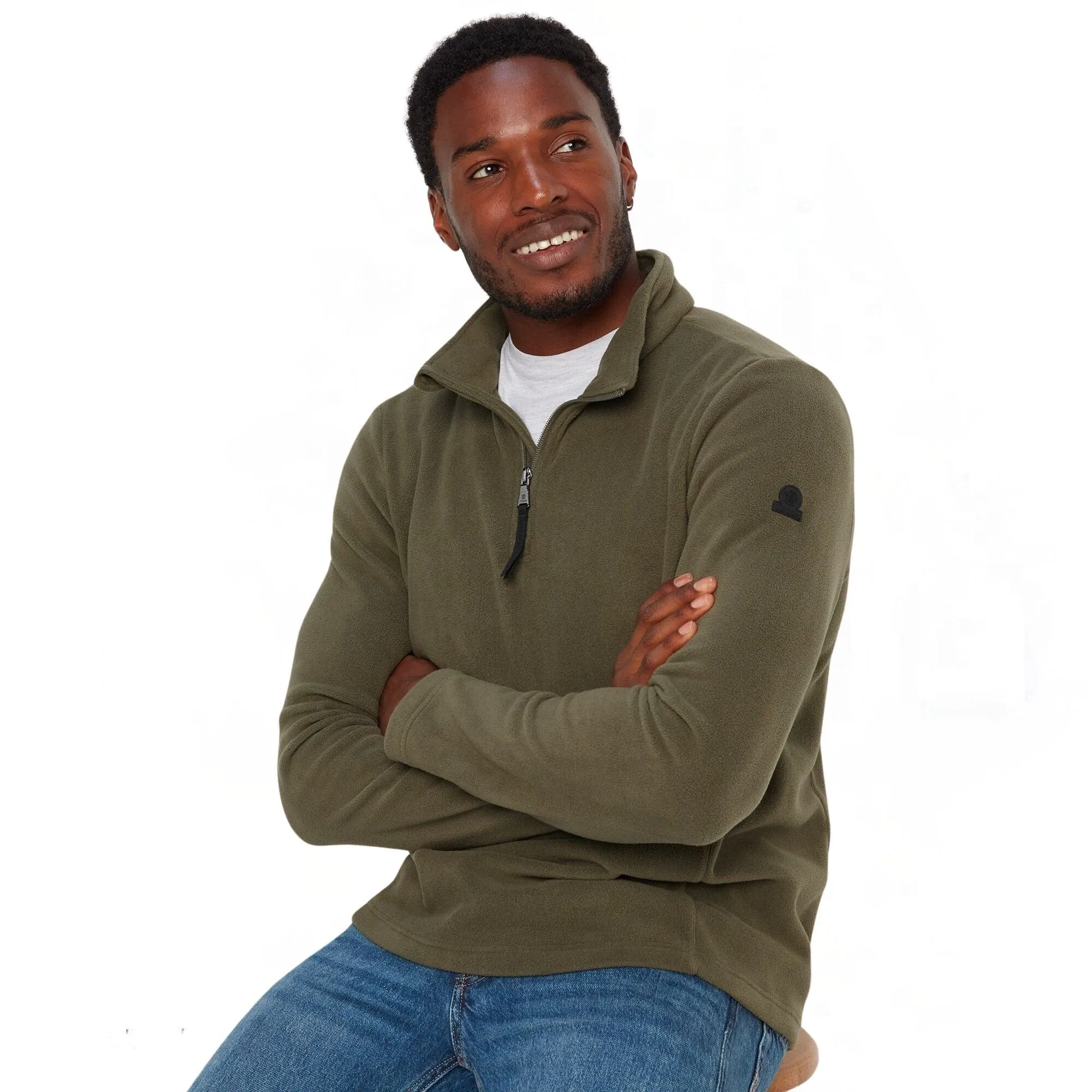 Mens Revive Quarter Zip Neck Fleece