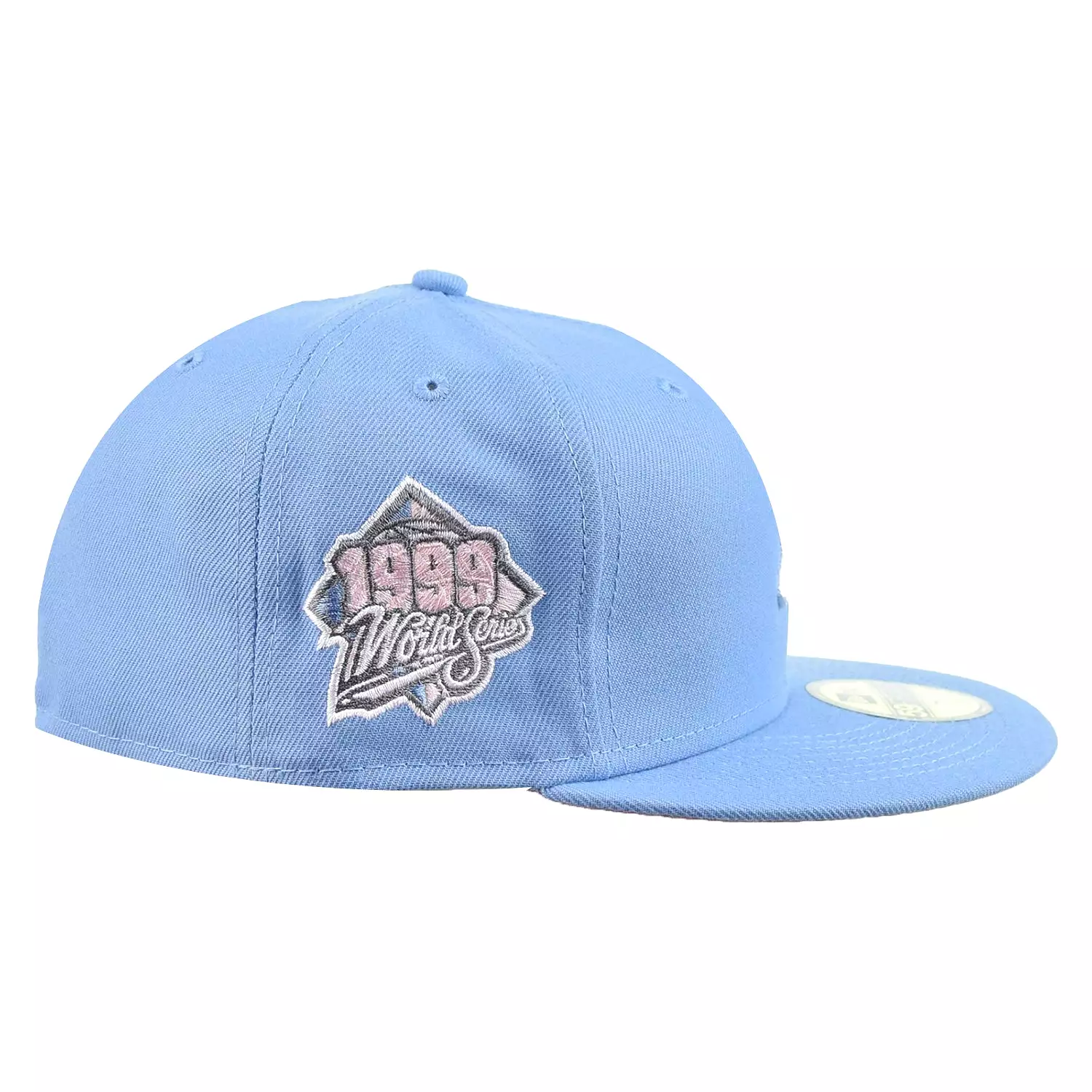 New Era New York Yankees 1999 World Series 59Fifty Men's Fitted Hat Blue-Pink