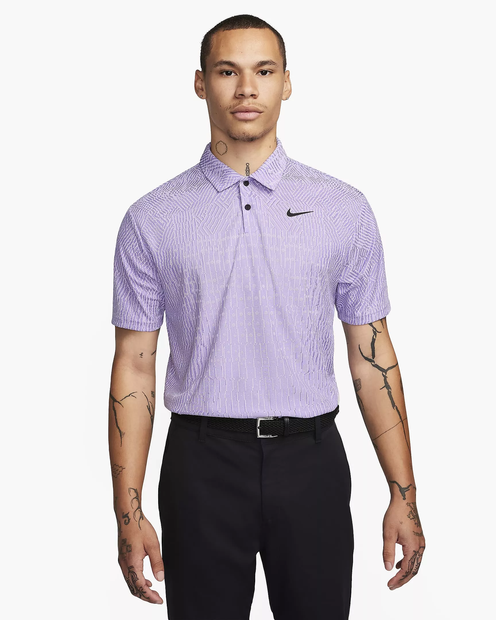 Nike Tour Men's Dri-FIT ADV Golf Polo - Space Purple/Black