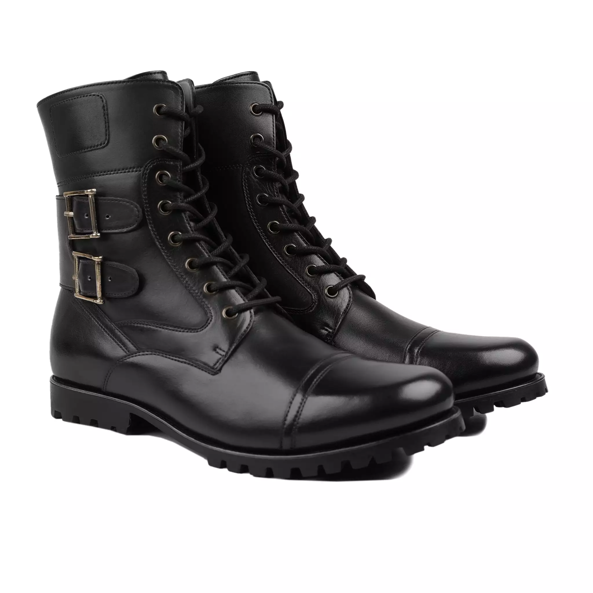 Nispor - Men's Black Calf Leather Boot