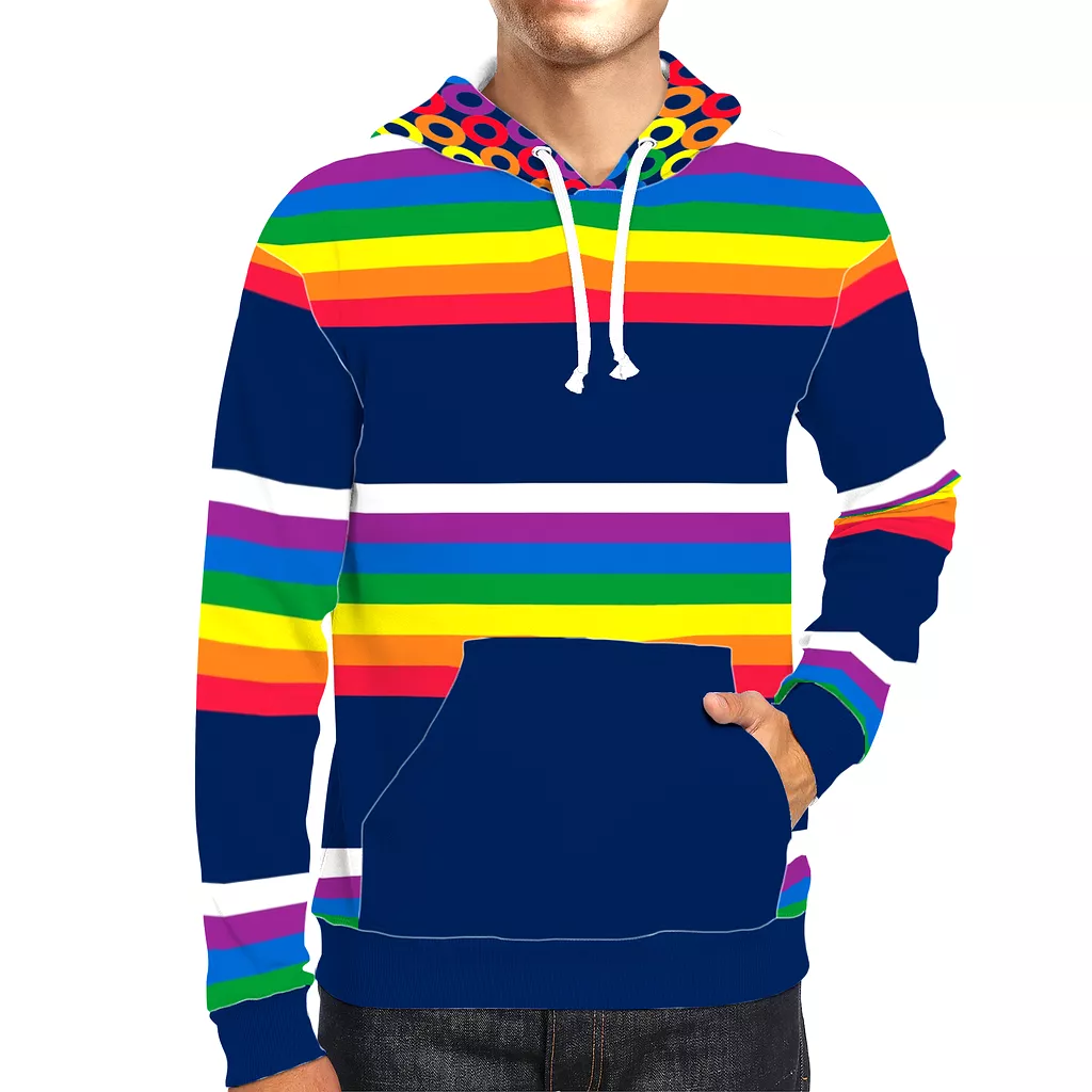 Rainbow Romper Room III Unisex Pullover Hoodie