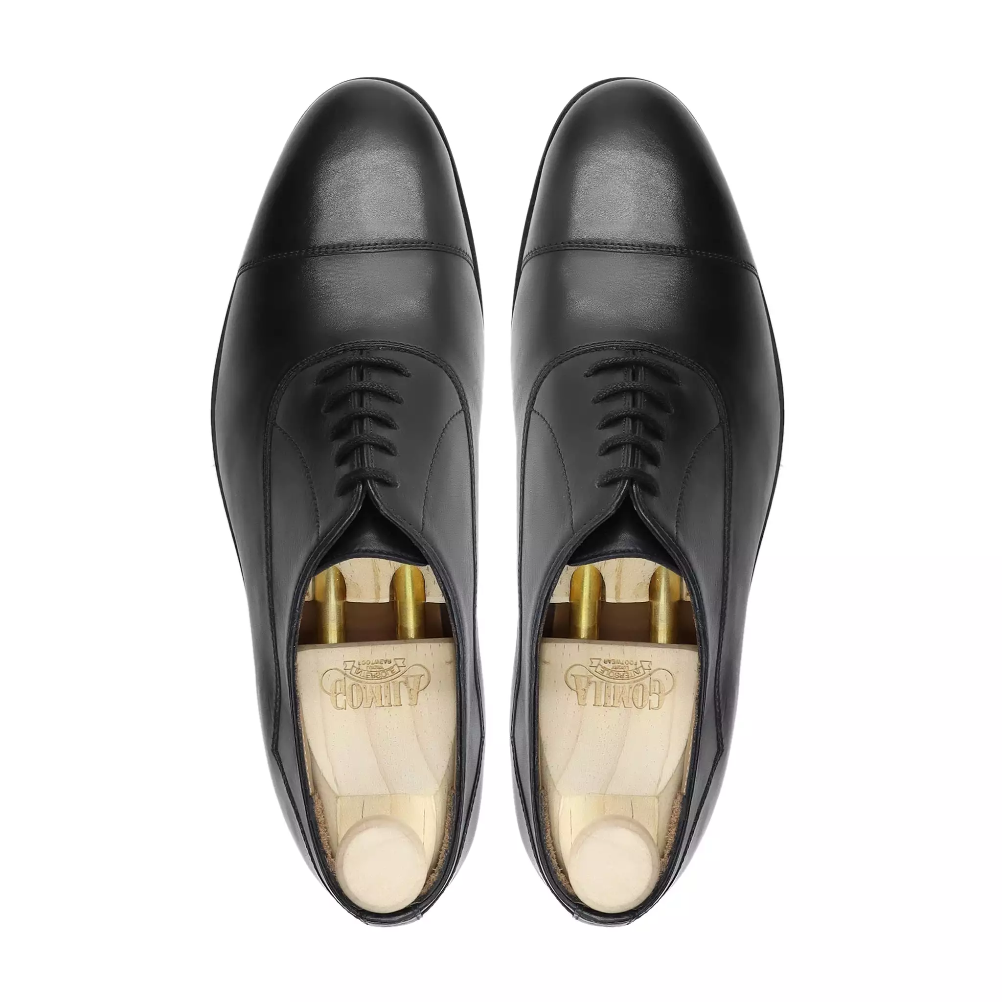 Reser - Men's Black Calf Leather Oxford Shoe