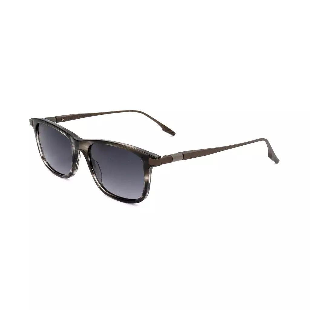 Safilo CALIBRO02S Acetate Men's Sunglasses, Striped Grey