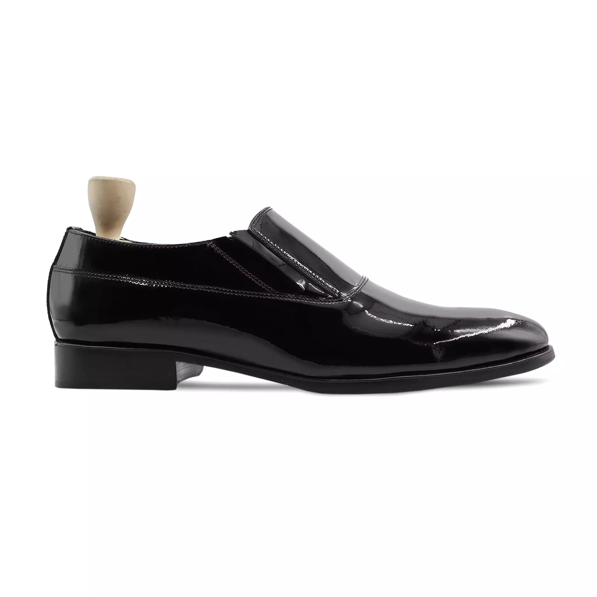 Shores - Men's Black Patent Leather Loafer