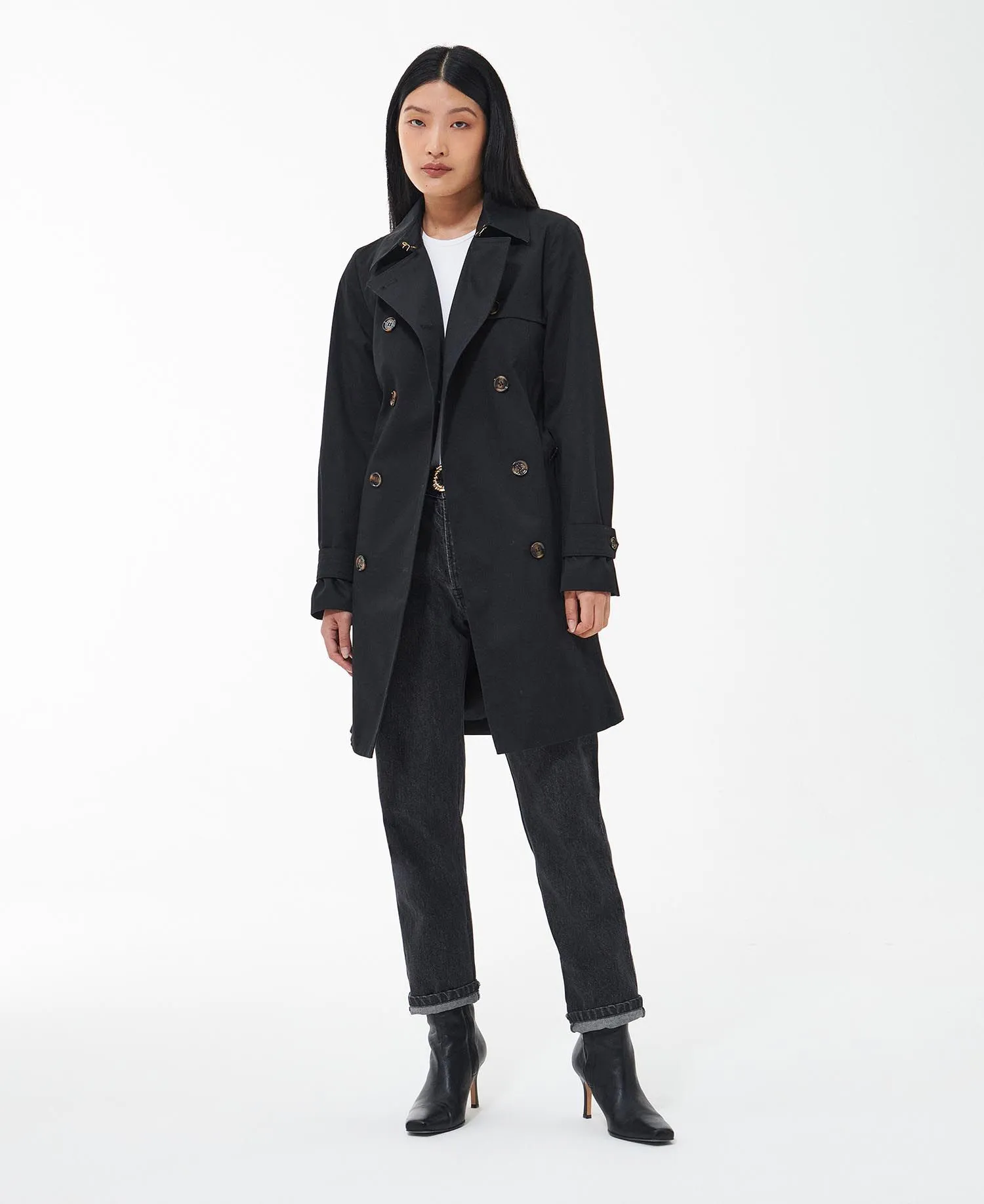  Short Greta Showerproof Trench Coat     