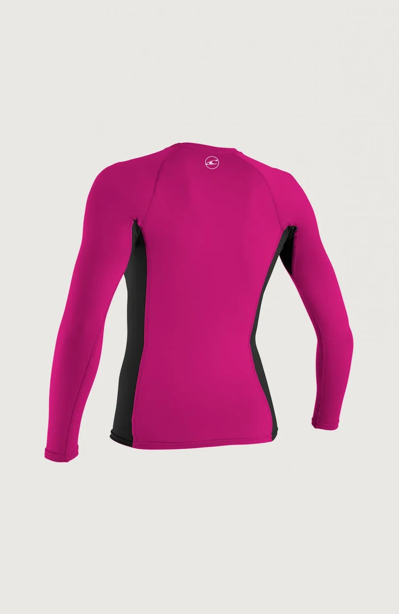 Skins Long Sleeve Crew | Dark Pink