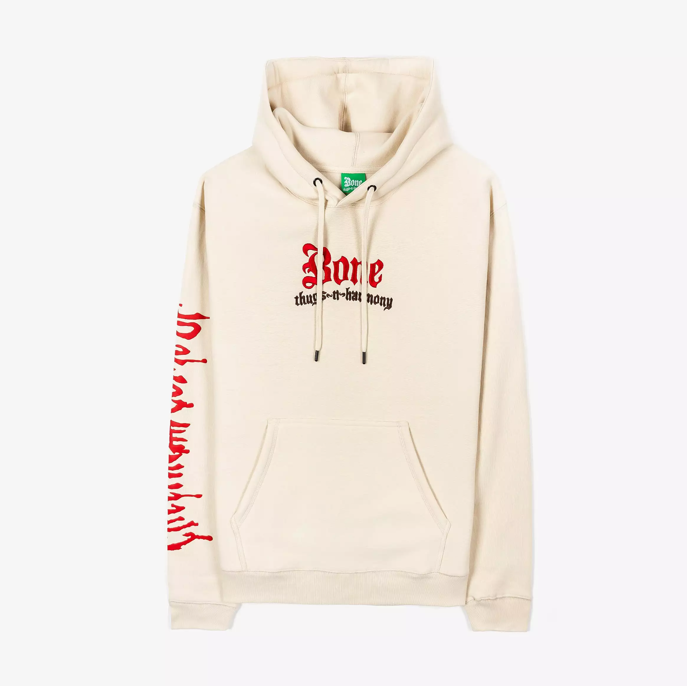 SP x Bone Thugs N Harmony Creepin Pullover Mens Hoodie (Beige/Red)