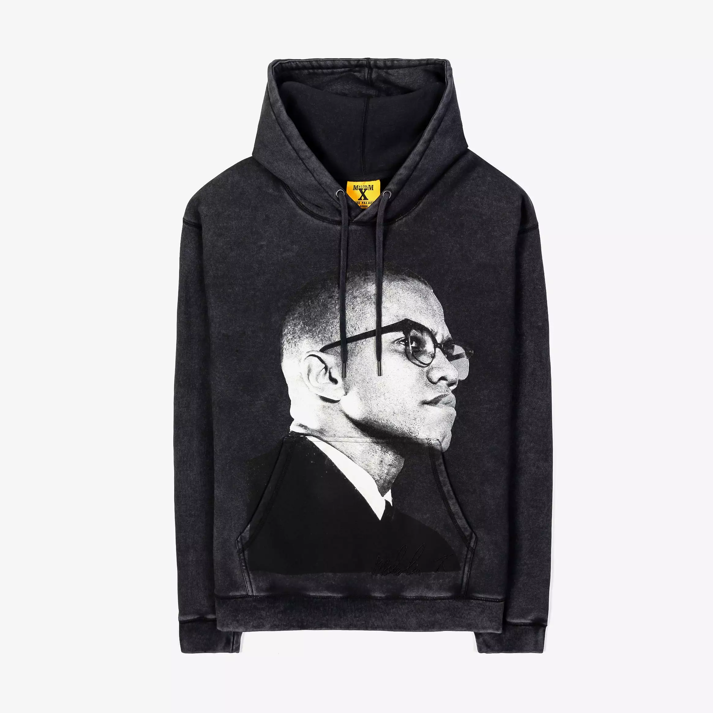 SP x Malcom X No Justice Pullover Mens Hoodie (Black)