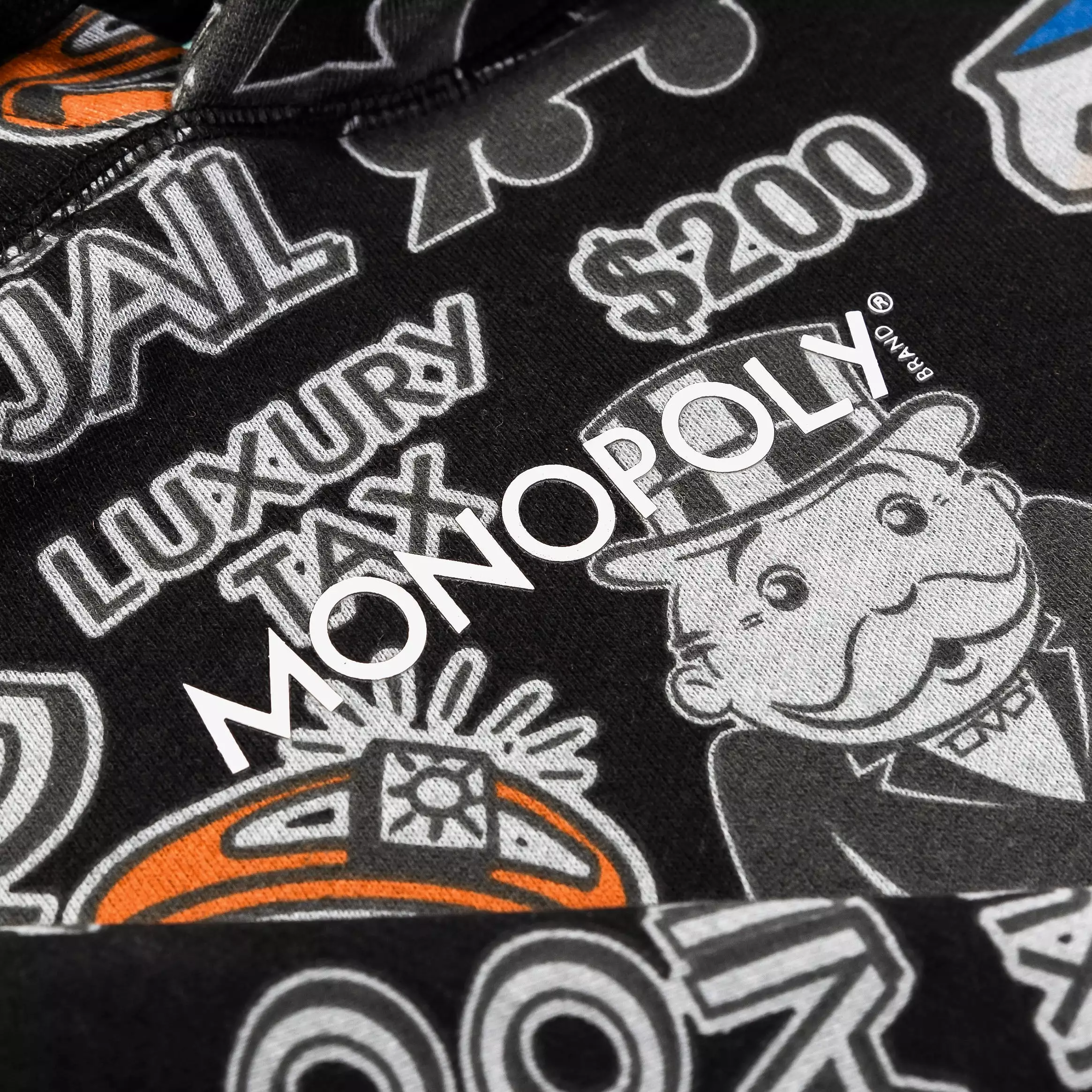 SP x Monopoly Icon Pullover Mens Hoodie (Black/Green)