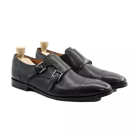 Subotica - Men's Black Calf Leather Double Monkstrap