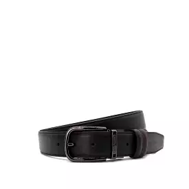 Talon Pin Clip Reversible Men's Belt - Black & Dark  Brown