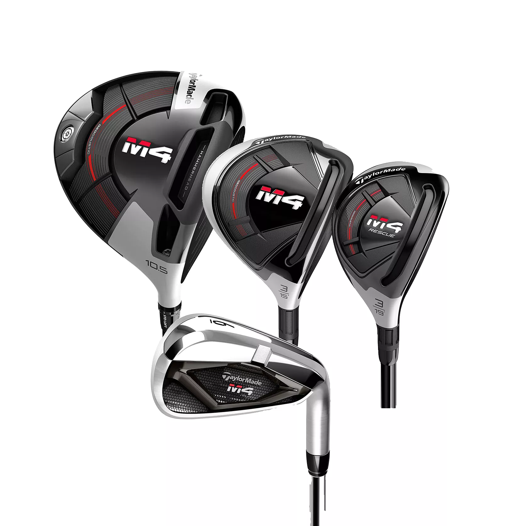 TaylorMade M4 Package 11 Piece with Bag Steel Set mens RH 2021