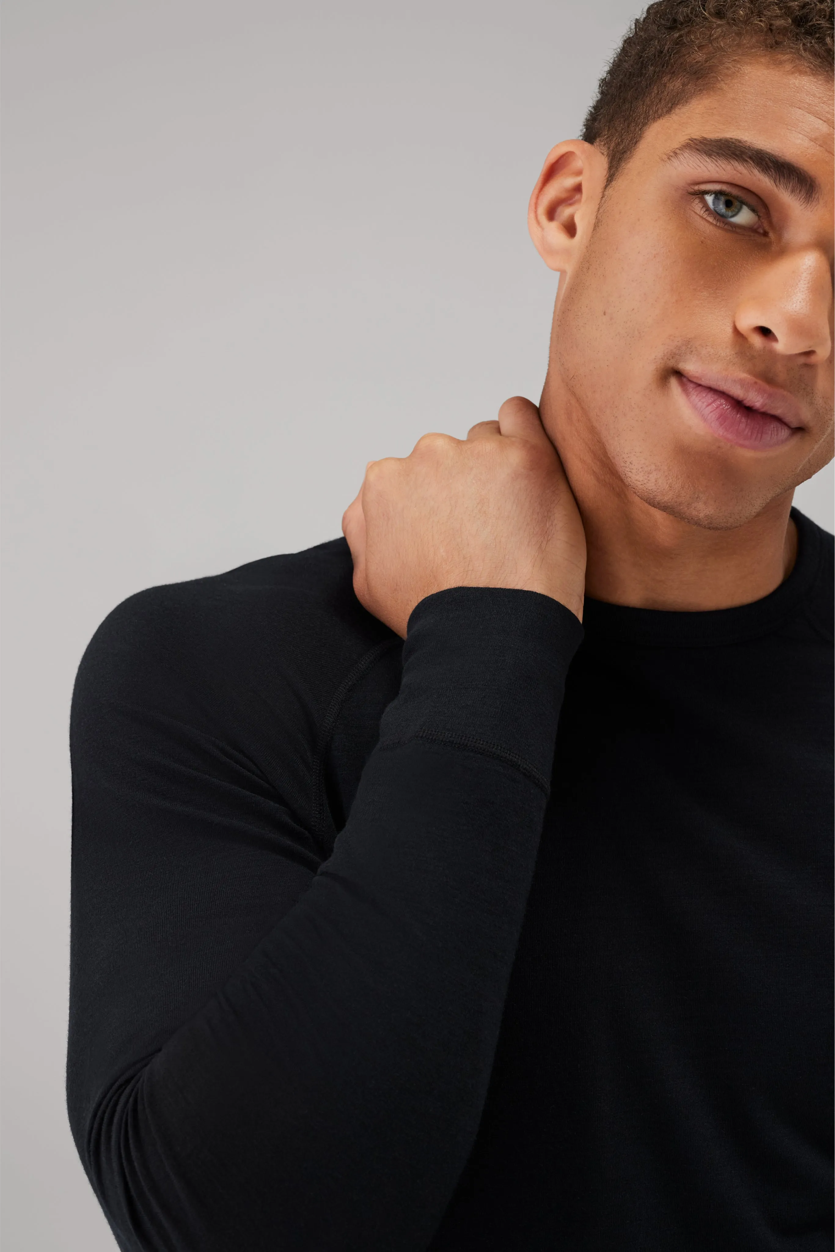 Tech Merino Jersey Long Sleeve Crew