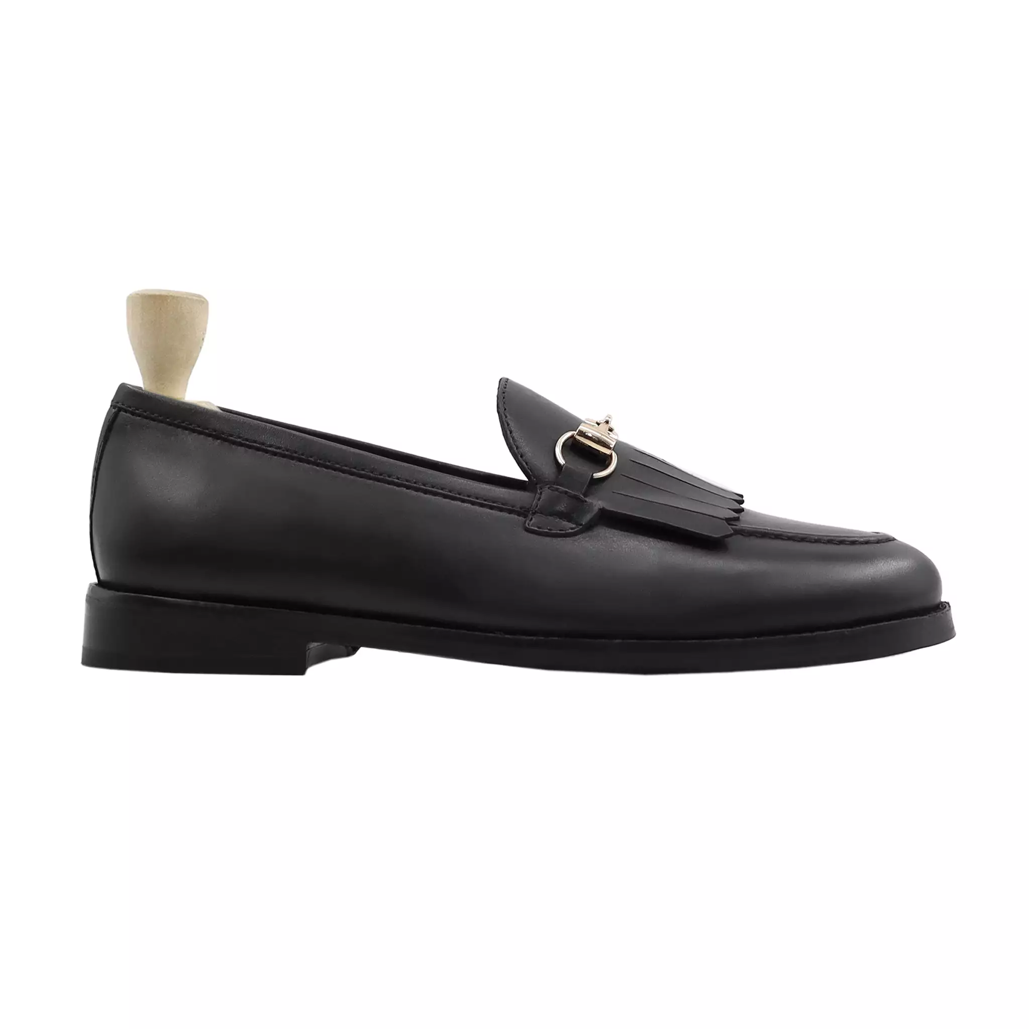 Thisted - Men's Black Calf Leather Loafer