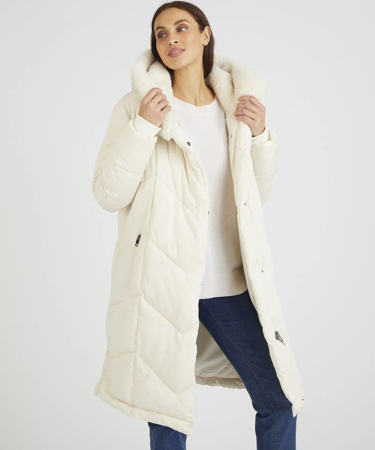 Toasty Thermal Faux Fur Trim Parka