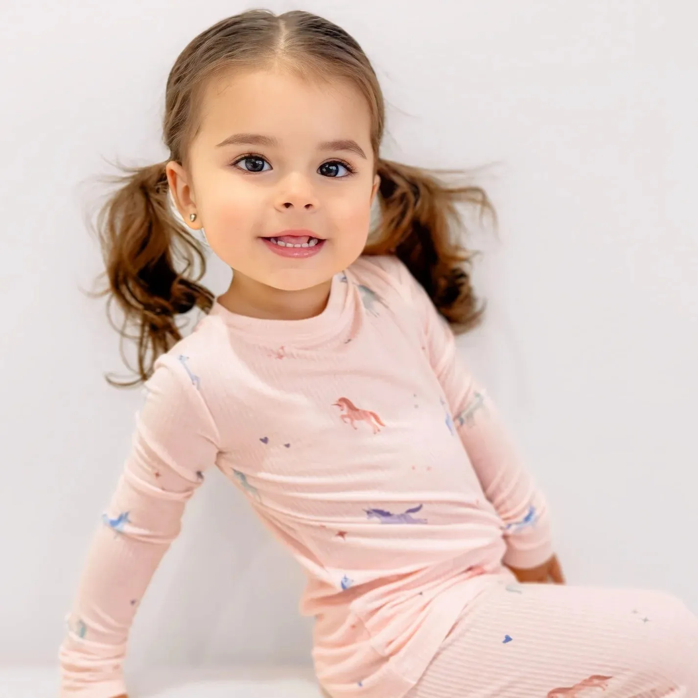 Two-Piece Long Sleeve Pajamas | Unicorns