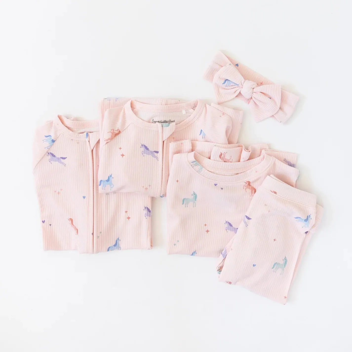 Two-Piece Long Sleeve Pajamas | Unicorns