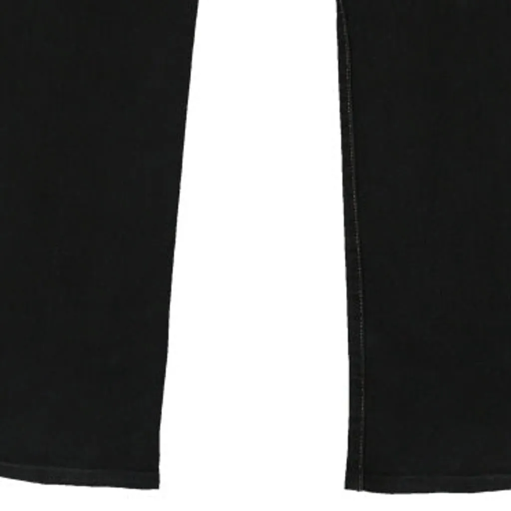 Versace Jeans Couture Trousers - 32W UK 12 Black Cotton