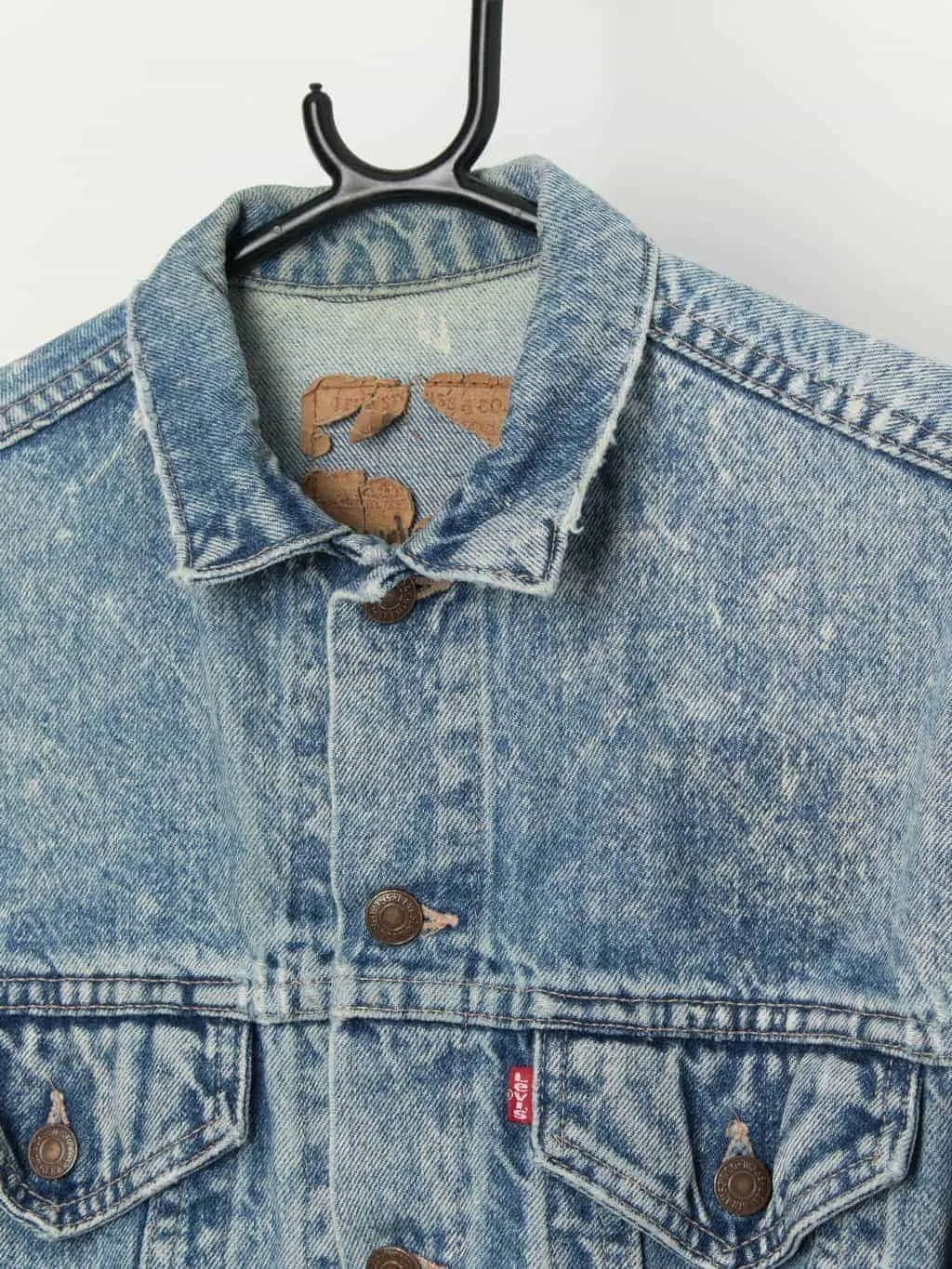 Vintage 80s Levis distressed denim jacket – Medium