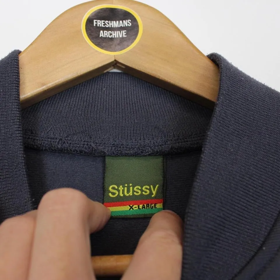 Vintage Stussy Jamaica Track Jacket XL