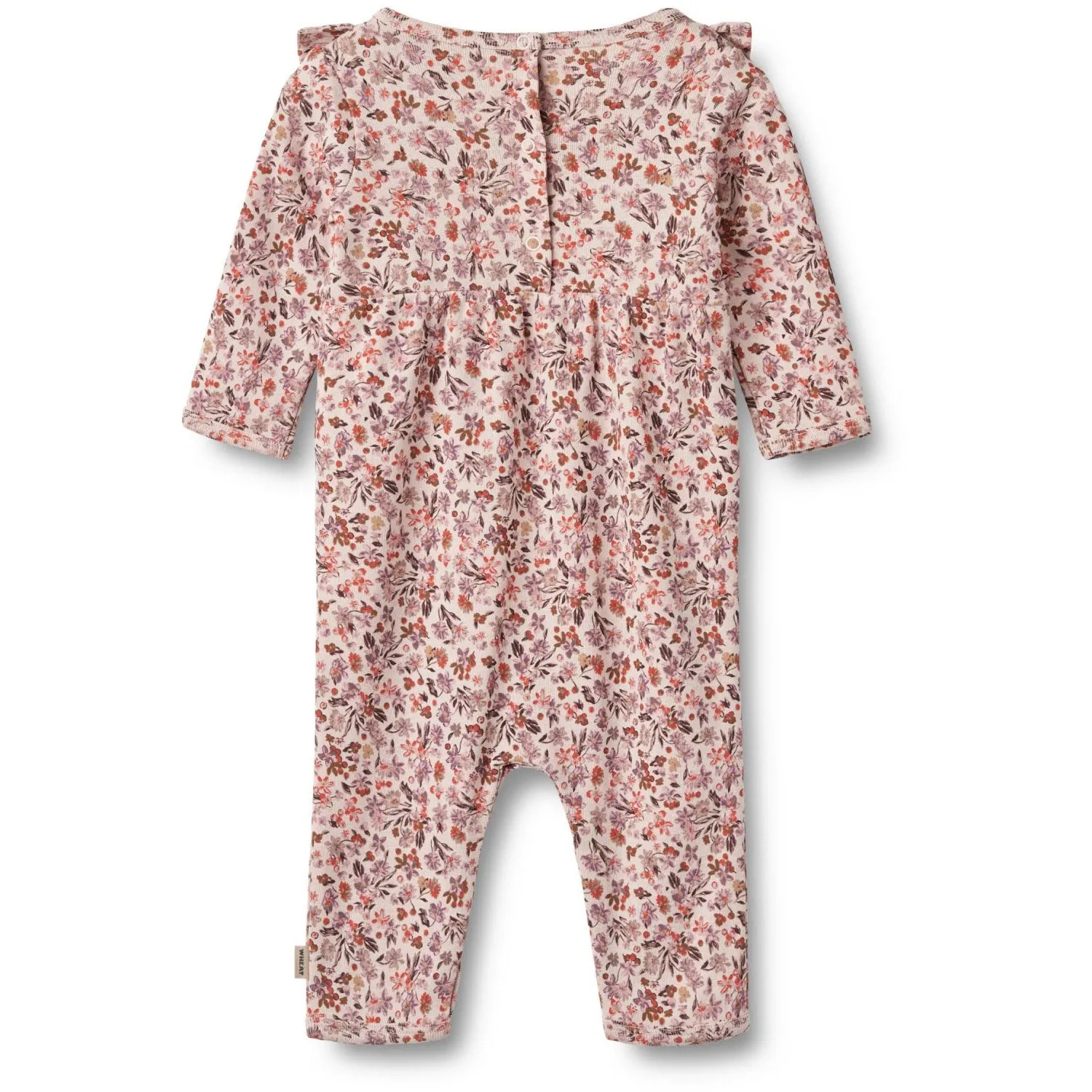 Wheat Pale Rose Flowers Jumpsuit Kira